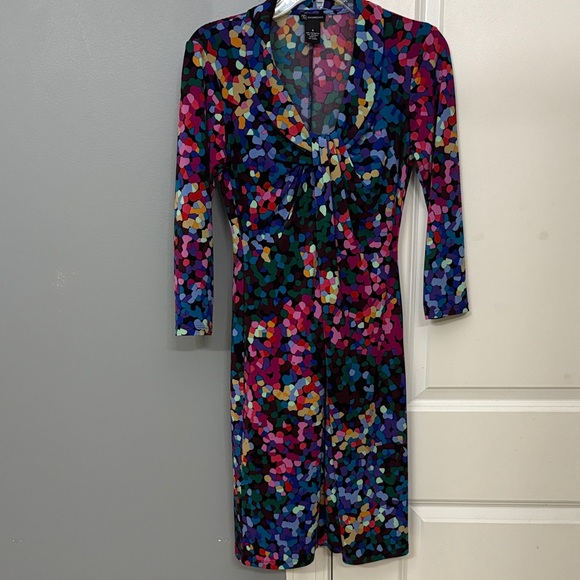 new directions Dresses & Skirts - New Directions Multicolor Long Sleeve Dress